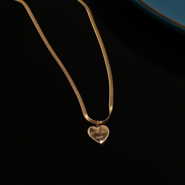 chains simple women exquisite necklace heart gold stainless steel ladies elegant wild chain couple gift jewelry, Silver
chains simple women exquisite necklace heart gold stainless steel ladies elegant wild chain couple gift jewelry, Silver