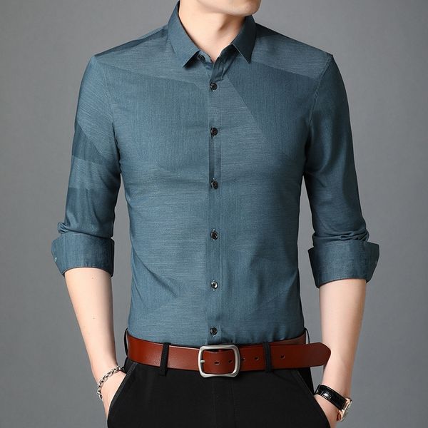 men's spring and autumn thin style young and middle-aged fashion korean slim long sleeve lapel shirt shirt print men's wear rv3kj, Blue
men's spring and autumn thin style young and middle-aged fashion korean slim long sleeve lapel shirt shirt print men's wear rv3kj, Blue