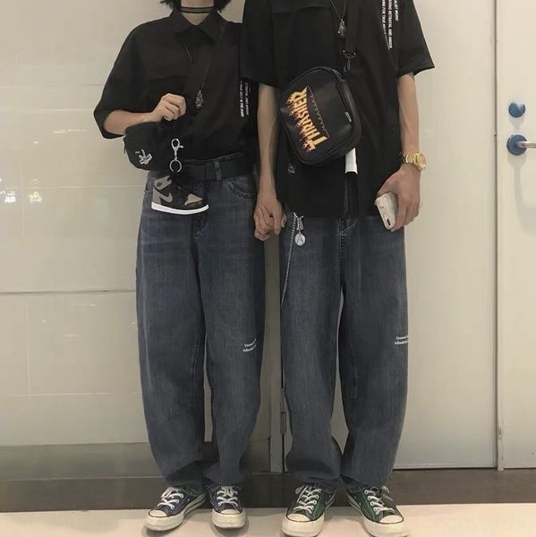 vvctv девять точки джинсы мужской работы ноги мыть прямые трубки свободно папочке брюки ноги джинсы широкой одежды pantship падения хоп чувс, Blue 
vvctv девять точки джинсы мужской работы ноги мыть прямые трубки свободно папочке брюки ноги джинсы широкой одежды pantship падения хоп чувс, Blue