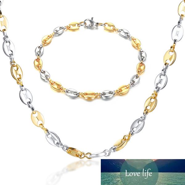 stainless steel coffee beans link puffed marina chain necklace for mens womens fashion jewelry, Silver
stainless steel coffee beans link puffed marina chain necklace for mens womens fashion jewelry, Silver