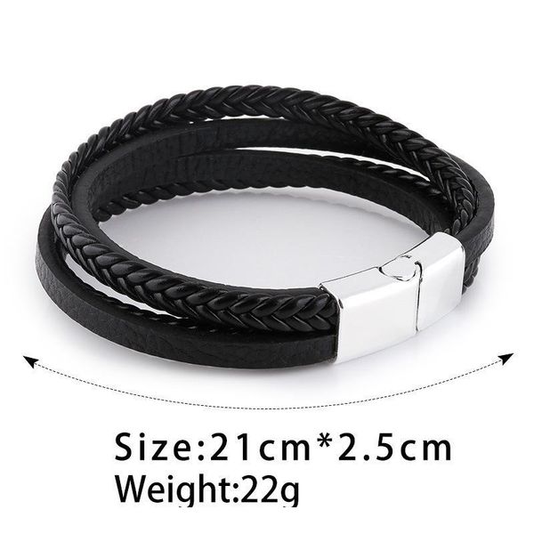 zoshi trendy genuine leather bracelets men summer jewelry stainless steel multilayer braided rope bracelets wrap b jllmze, Golden;silver
zoshi trendy genuine leather bracelets men summer jewelry stainless steel multilayer braided rope bracelets wrap b jllmze, Golden;silver