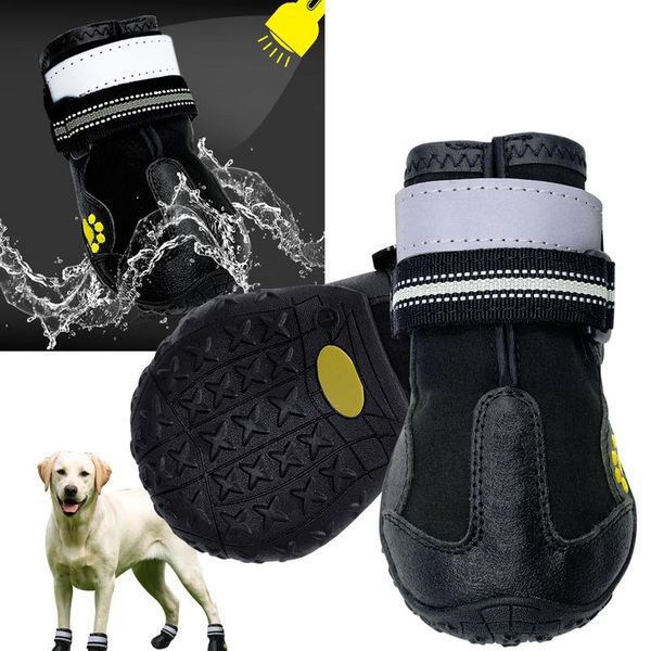 4pcs/set pet dog shoes reflective waterproof dog boots warm snow rain pets booties anti-slip socks footwear for medium l bbymis
4pcs/set pet dog shoes reflective waterproof dog boots warm snow rain pets booties anti-slip socks footwear for medium l bbymis