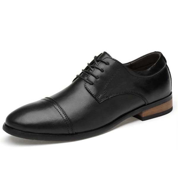 classic business shoes genuine leather formal shoes men dress fashion oxford for men leather zapatos de hombre, Black
classic business shoes genuine leather formal shoes men dress fashion oxford for men leather zapatos de hombre, Black
