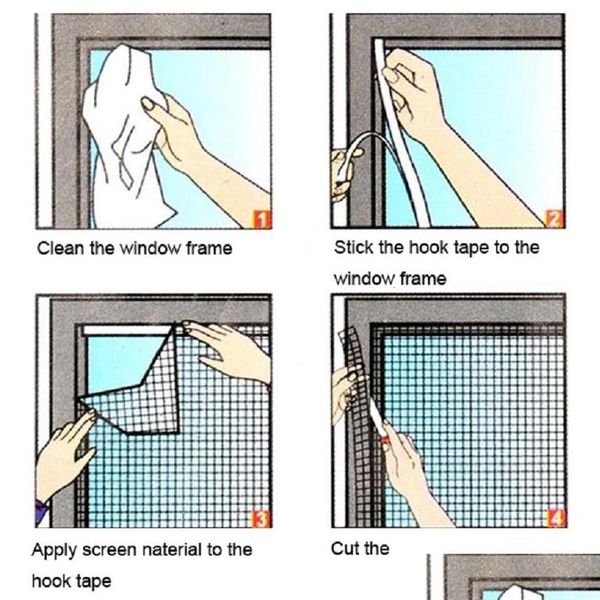 2m*1.5m self-adhesive anti-mosquito net diy flyscreen curtain insect fly mosquito bug mesh window sc qylfba bbgargden
2m*1.5m self-adhesive anti-mosquito net diy flyscreen curtain insect fly mosquito bug mesh window sc qylfba bbgargden