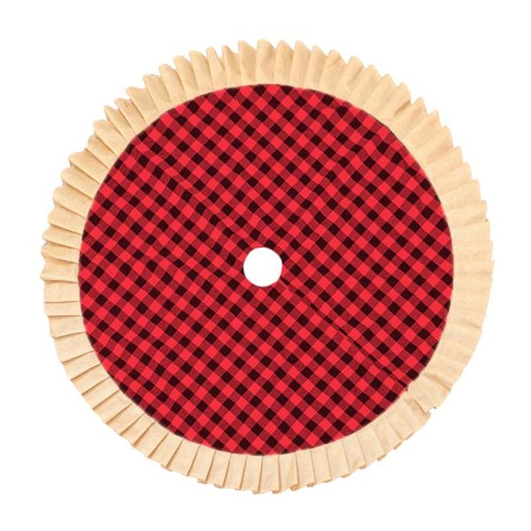 christmas tree skirt red black plaid pleated trim tree skirt xmas decor for indoor outdoor decoration
christmas tree skirt red black plaid pleated trim tree skirt xmas decor for indoor outdoor decoration