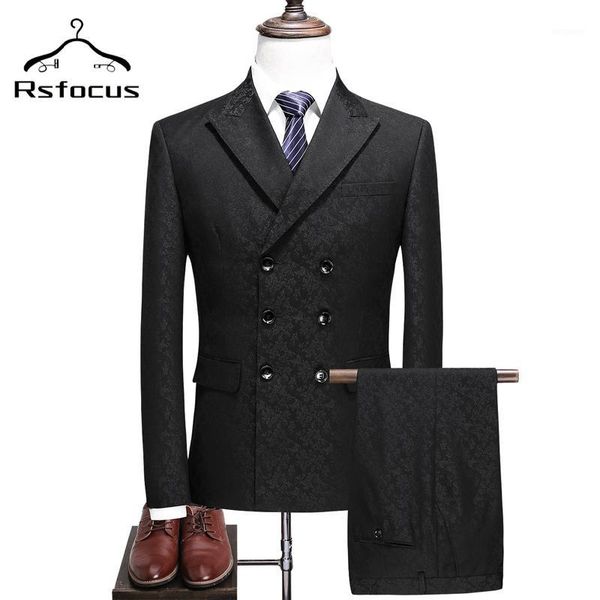 rsfocus black double breasted suit men 2020 slim fit modern mens wedding suits with pants 5xl brand 3 piece man prom suits tz0131, White;black
rsfocus black double breasted suit men 2020 slim fit modern mens wedding suits with pants 5xl brand 3 piece man prom suits tz0131, White;black