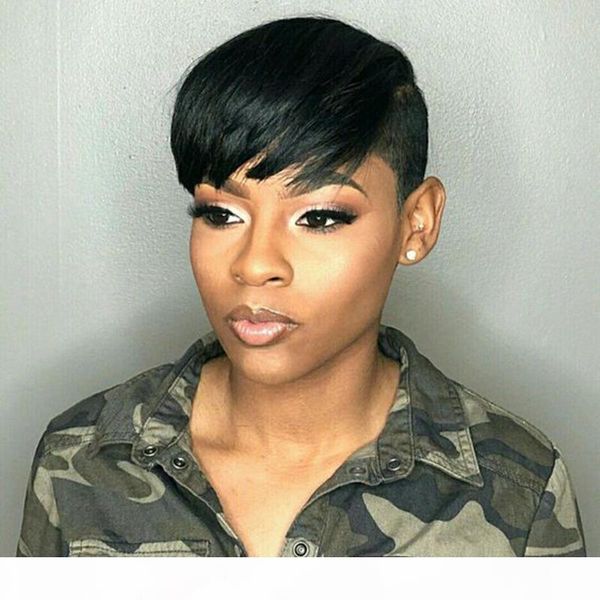 pixie human hair short straight wigs for black women glueless none lace brazilian pixie cut 100 human hair wig, Black;brown
pixie human hair short straight wigs for black women glueless none lace brazilian pixie cut 100 human hair wig, Black;brown