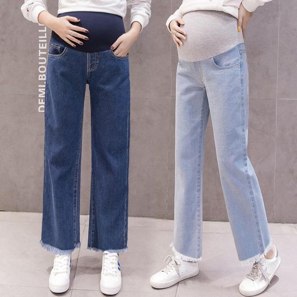 2021 pregnant women maternity pants loose wide-leg cec straight cowboy pants 2021 autumn spring clothing korean-style versatile, White
2021 pregnant women maternity pants loose wide-leg cec straight cowboy pants 2021 autumn spring clothing korean-style versatile, White