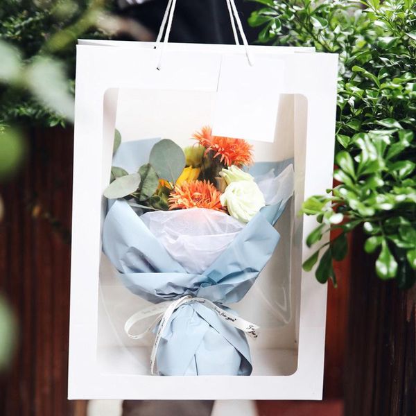 gift wrap flower handbags with transparent window bouquet bags for wedding birthday festival packing candy gifts supplies
gift wrap flower handbags with transparent window bouquet bags for wedding birthday festival packing candy gifts supplies