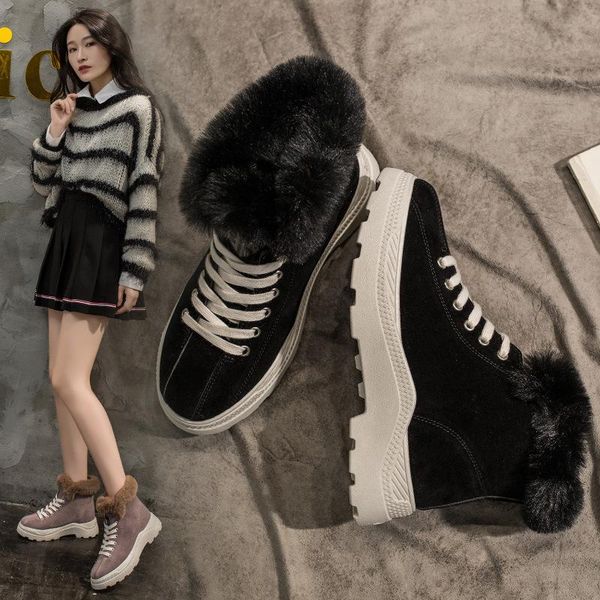 boots discount winter women flock warm ankle for wedges fashion platform shoes woman snow zapatos de mujer, Black
boots discount winter women flock warm ankle for wedges fashion platform shoes woman snow zapatos de mujer, Black
