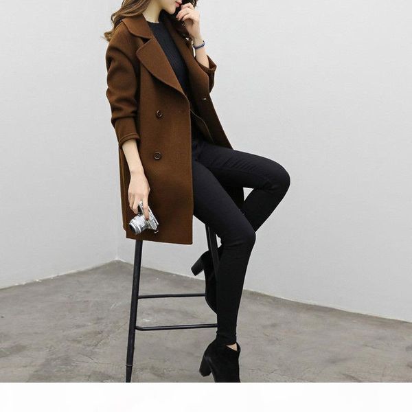 2018 autumn british style women's trench coat fashion slim solid double breasted ties medium-long wind-breaker female dust coats, Tan;black
2018 autumn british style women's trench coat fashion slim solid double breasted ties medium-long wind-breaker female dust coats, Tan;black