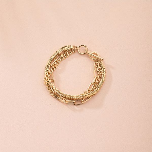 new exaggerated chomel women's multi-layer chain hip-hop personality ins fashion jewelry new exaggerated chomel bracelet bracelet women, Golden;silver
new exaggerated chomel women's multi-layer chain hip-hop personality ins fashion jewelry new exaggerated chomel bracelet bracelet women, Golden;silver