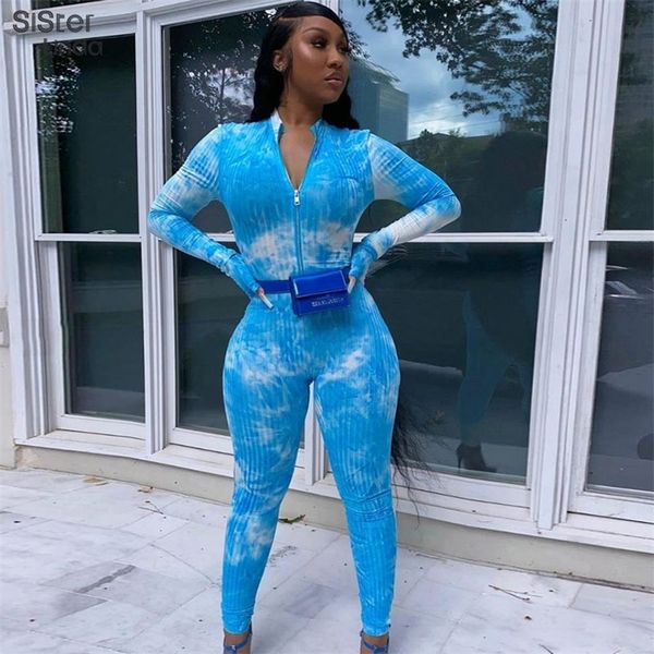 sisterlinda women sporty tie dye jumpsuit fall wither long sleeve streetwear elasticity high zipper playsuit ladies overalls 201007, Black;white
sisterlinda women sporty tie dye jumpsuit fall wither long sleeve streetwear elasticity high zipper playsuit ladies overalls 201007, Black;white