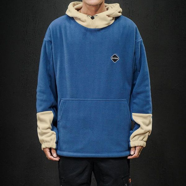 hooded japanese-style hoodie men fleece pullover fall and winter clothes polar fleece plus velvet korean-style teenager boy's co, Black
hooded japanese-style hoodie men fleece pullover fall and winter clothes polar fleece plus velvet korean-style teenager boy's co, Black