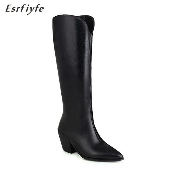 esrfiyfe 2020 new women knee high boots fashion microfiber women party boots high heel pointed toe large size 34-48, Black
esrfiyfe 2020 new women knee high boots fashion microfiber women party boots high heel pointed toe large size 34-48, Black