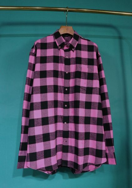 new paris autumn and winter men's long-sleeved cotton shirt pure women's casual shirt fashion cotton pink plaid shirt men's c, White;black
new paris autumn and winter men's long-sleeved cotton shirt pure women's casual shirt fashion cotton pink plaid shirt men's c, White;black