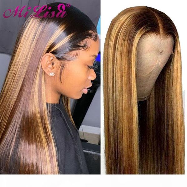 4 27 ombre highlight human hair wig brown honey blond color 13x4 lace front wigs for black women remy straight frontal wig
4 27 ombre highlight human hair wig brown honey blond color 13x4 lace front wigs for black women remy straight frontal wig