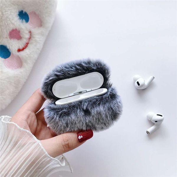 cute winter plush case for apple airpods 1 2 pro bluetooth earphone case protective cover skin accessories headphones case box cute winter plush case for apple airpods 1 2 pro bluetooth earphone case protective cover skin accessories headphones case box