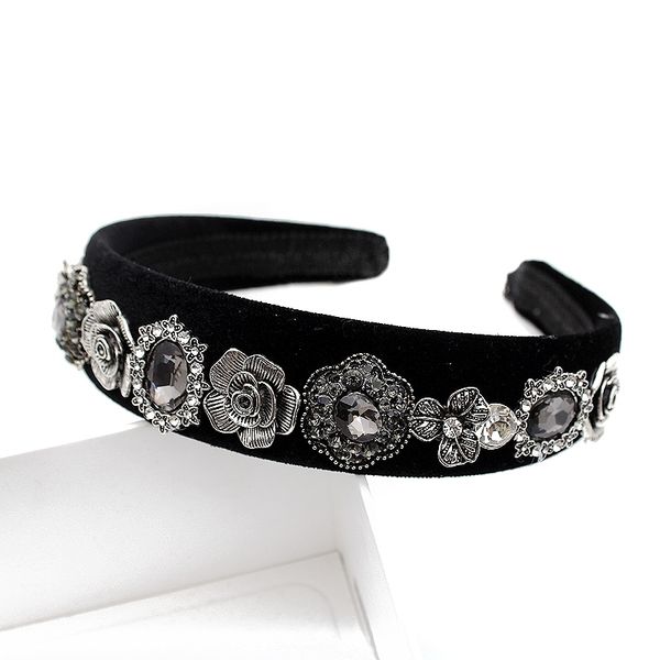 vintage luxury black velvet and shiny gray crystal headband floral rhinestone diamante hairband for women pageant hair jewelry y200409, Slivery;golden
vintage luxury black velvet and shiny gray crystal headband floral rhinestone diamante hairband for women pageant hair jewelry y200409, Slivery;golden
