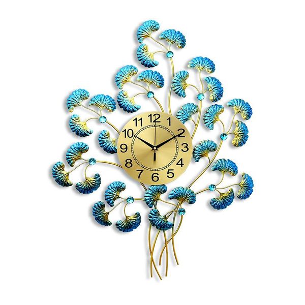 new chinese style simple home wall clock creative personality ginkgo leaf hanging watch fashion metal living room decoration
new chinese style simple home wall clock creative personality ginkgo leaf hanging watch fashion metal living room decoration