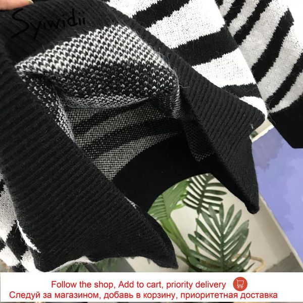 syiwidii oversized sweater women harajuku loose pullovers ladies soft striped zebra batwing sleeve chic korean 2020 autumn bbyuqa, White;black
syiwidii oversized sweater women harajuku loose pullovers ladies soft striped zebra batwing sleeve chic korean 2020 autumn bbyuqa, White;black