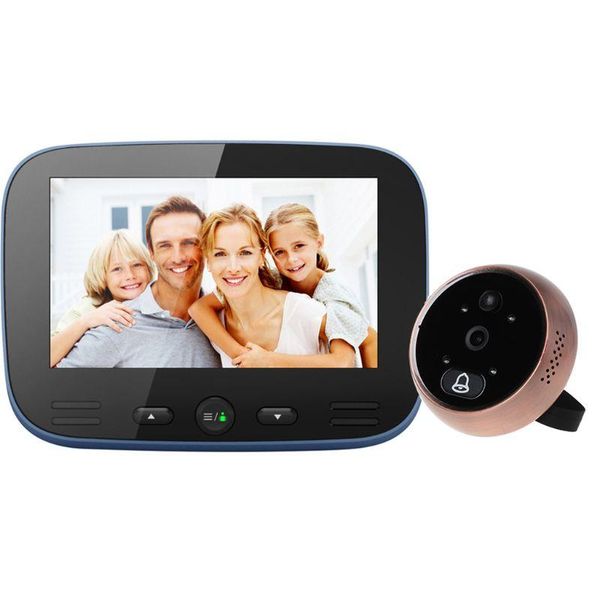 4.3 4.3 inch lcd colorful screen video doorbell camera viewer smart electronic cat eye peehole for night vision motion detection
4.3 4.3 inch lcd colorful screen video doorbell camera viewer smart electronic cat eye peehole for night vision motion detection