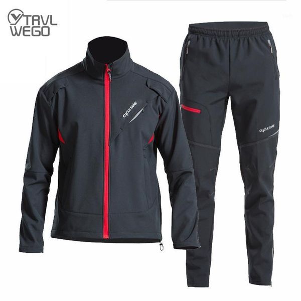 trvlwego cycling set winter thermal fleece sportswear windproof jacket trousers outdoor sport suit man woman clothing set1, Black;blue
trvlwego cycling set winter thermal fleece sportswear windproof jacket trousers outdoor sport suit man woman clothing set1, Black;blue