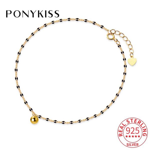 anklets ponykiss trendy s925 sterling silver glossy gold beads chain anklet women party fine jewelry prevent allery accessory gift, Red;blue
anklets ponykiss trendy s925 sterling silver glossy gold beads chain anklet women party fine jewelry prevent allery accessory gift, Red;blue