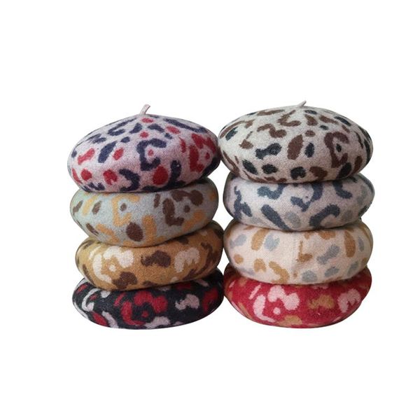 berets women vintage style leopard painter hat round beret caps wool ski beanie skull winter hats, Blue;gray
berets women vintage style leopard painter hat round beret caps wool ski beanie skull winter hats, Blue;gray