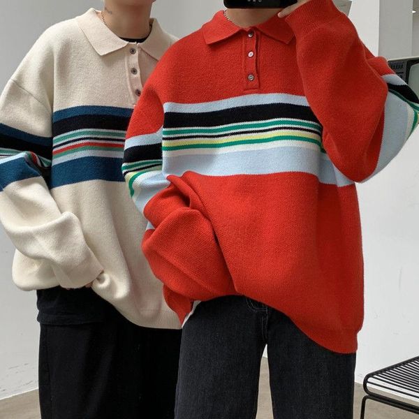 men's sweaters sweater 2021 autumn winter slim solid color mosaic striped printing long-sleeve casual youth clothing, White;black
men's sweaters sweater 2021 autumn winter slim solid color mosaic striped printing long-sleeve casual youth clothing, White;black