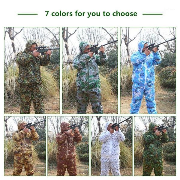hunting sets sniper cs bionic camouflage suit men 3d ghillie suits jungle white desert mesh clothes birdwatching camping1, Camo
hunting sets sniper cs bionic camouflage suit men 3d ghillie suits jungle white desert mesh clothes birdwatching camping1, Camo