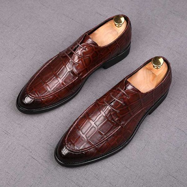 fashion men's pointed toe lace-up alligator casual oxford shoes wedding dress driving homecoming business shoes, Black
fashion men's pointed toe lace-up alligator casual oxford shoes wedding dress driving homecoming business shoes, Black