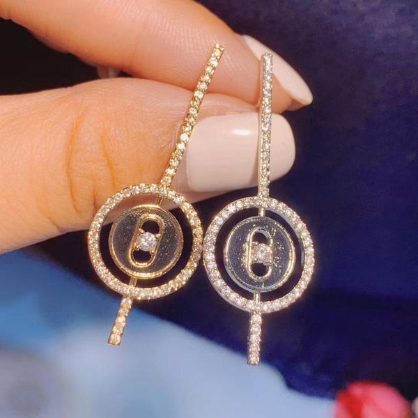 round shape dangle earrings for women accessories full cubic zirconia earrings jewelry pendientes mujer moda e9595, Silver
round shape dangle earrings for women accessories full cubic zirconia earrings jewelry pendientes mujer moda e9595, Silver