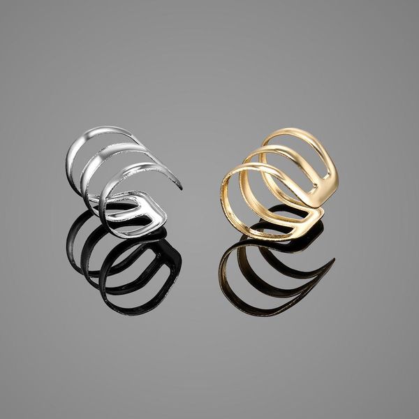 1pc clip on wrap earring tragus 3 hoop gold ear cuff fake cartilage piercings illusion captive bead rings body piercings jewelry q wmtkgc, Silver
1pc clip on wrap earring tragus 3 hoop gold ear cuff fake cartilage piercings illusion captive bead rings body piercings jewelry q wmtkgc, Silver