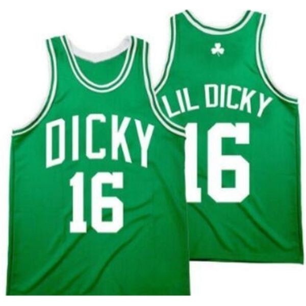 age men windy city #16 lil dicky green high school round college basketball jersey size s-4xl or custom any name or number, Black
age men windy city #16 lil dicky green high school round college basketball jersey size s-4xl or custom any name or number, Black