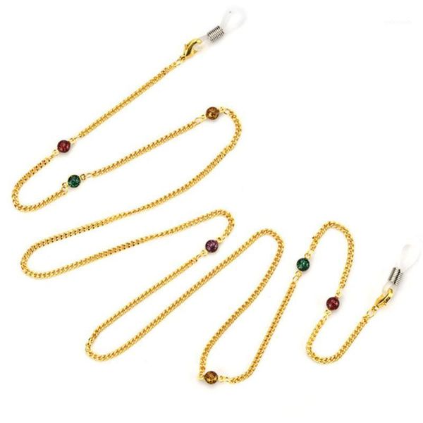 titanium steel gold plated reading glasses chain beads sunglasses lanyard holder neck strap metal eyeglass rope1, Silver
titanium steel gold plated reading glasses chain beads sunglasses lanyard holder neck strap metal eyeglass rope1, Silver