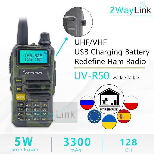 5w quansheng uv-r50-2 mobile walkie talkie vhf uhf dual band radio camouflage uv-r50-1 uv r50 series uv-5r tg-uv2 uvr50 radio1
5w quansheng uv-r50-2 mobile walkie talkie vhf uhf dual band radio camouflage uv-r50-1 uv r50 series uv-5r tg-uv2 uvr50 radio1