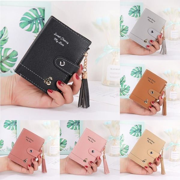wallets women's wallet 2021 summer simple and color short buckle multi-card ladies tassel scrub #f1, Red;black
wallets women's wallet 2021 summer simple and color short buckle multi-card ladies tassel scrub #f1, Red;black