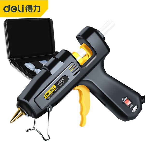 deli glue gun high temperature heater melt glue gun diy repair tool heating 7mm melt sticks