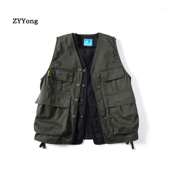 2020 new fashion vests for men multi-pocket pgraphy tourism waistcoat fishing reporter sleeveless jacket youth leisure coat1, Black;white
2020 new fashion vests for men multi-pocket pgraphy tourism waistcoat fishing reporter sleeveless jacket youth leisure coat1, Black;white