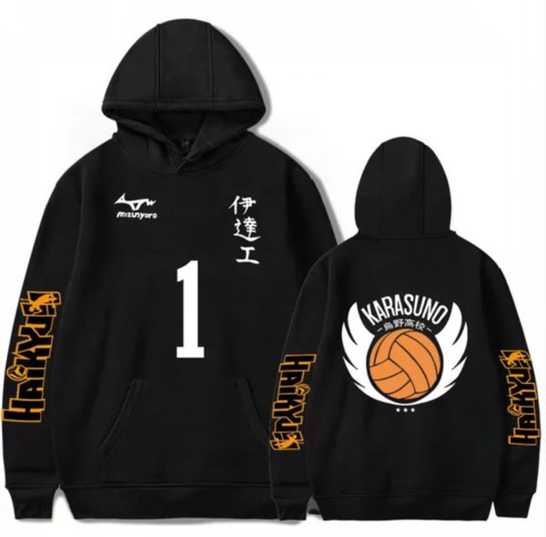 2020 new haikyuu men women winter warm plush hoodies pullovers hooded harajuku fashion karasuno high school sweatshirts, Black
2020 new haikyuu men women winter warm plush hoodies pullovers hooded harajuku fashion karasuno high school sweatshirts, Black