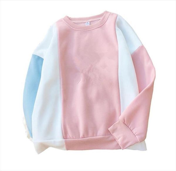 new fashion womens hoodies women patchwork o neck letter print long sleeve t shrit women drop shipping good quality, Black
new fashion womens hoodies women patchwork o neck letter print long sleeve t shrit women drop shipping good quality, Black