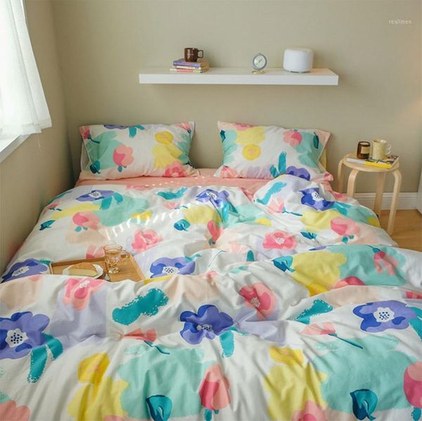 cute colorful flower bedding set teen kid,cotton twin full king single double home textile bedsheet pillowcase duvet cover1
cute colorful flower bedding set teen kid,cotton twin full king single double home textile bedsheet pillowcase duvet cover1