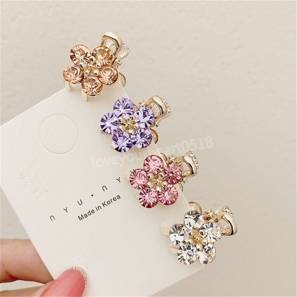 crystal clamps jewelry headdres small bangs catch clip crystal flower hairpin mini temperament hair accessory, Slivery;golden
crystal clamps jewelry headdres small bangs catch clip crystal flower hairpin mini temperament hair accessory, Slivery;golden