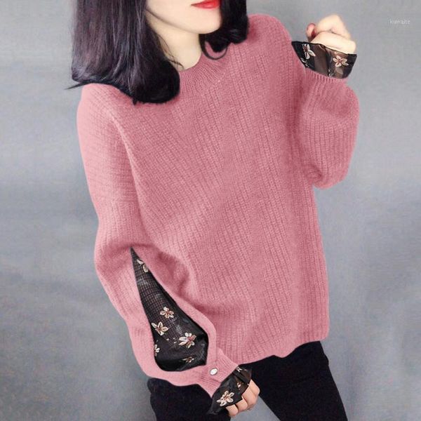 2020 elegant winter women's patckwork sweater casual pullover knitted sweater female tricot jersey jumper korean knitwear1, White;black
2020 elegant winter women's patckwork sweater casual pullover knitted sweater female tricot jersey jumper korean knitwear1, White;black