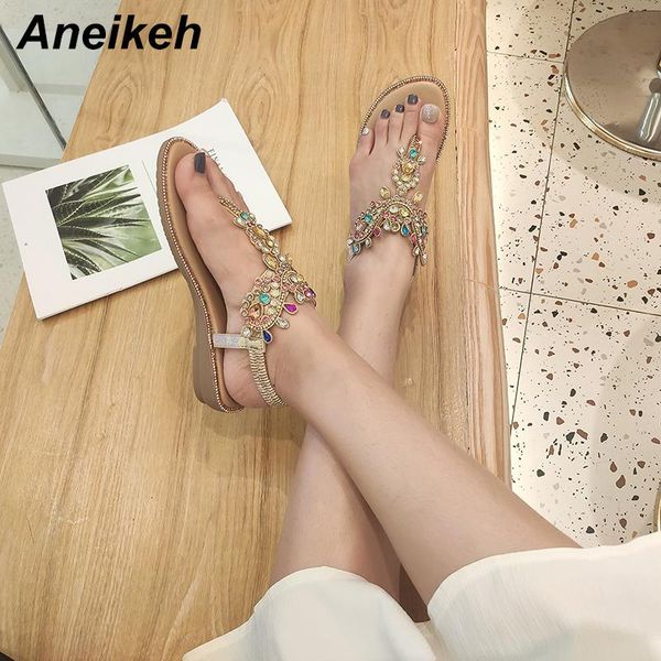 aneikeh summer women shoes sandals basic pu fashion metal decoration slip-on back strap flat with casual round toe golden 35~40, Black
aneikeh summer women shoes sandals basic pu fashion metal decoration slip-on back strap flat with casual round toe golden 35~40, Black