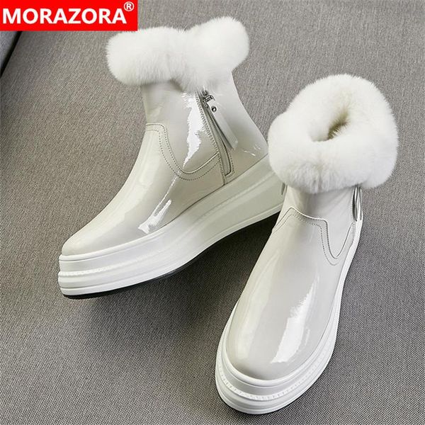 morazora 2021 new arrival winter snow boots genuine leather boots comfortable keep warm ankle women black white
morazora 2021 new arrival winter snow boots genuine leather boots comfortable keep warm ankle women black white