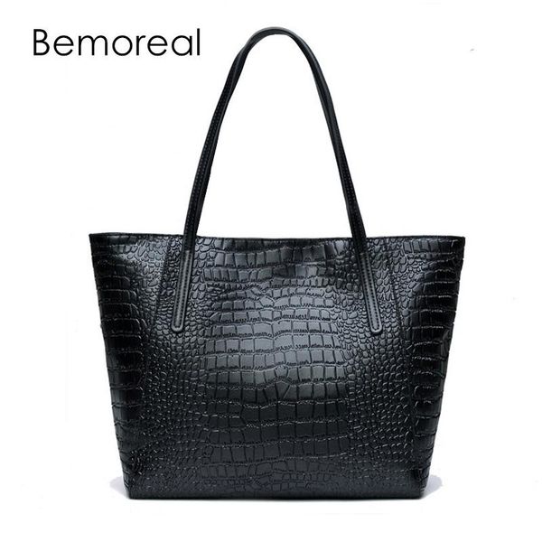 bemoreal casual tote for women alligator leather fashion handbag with zipper high capacity luxury shoulder bag cow leather
bemoreal casual tote for women alligator leather fashion handbag with zipper high capacity luxury shoulder bag cow leather
