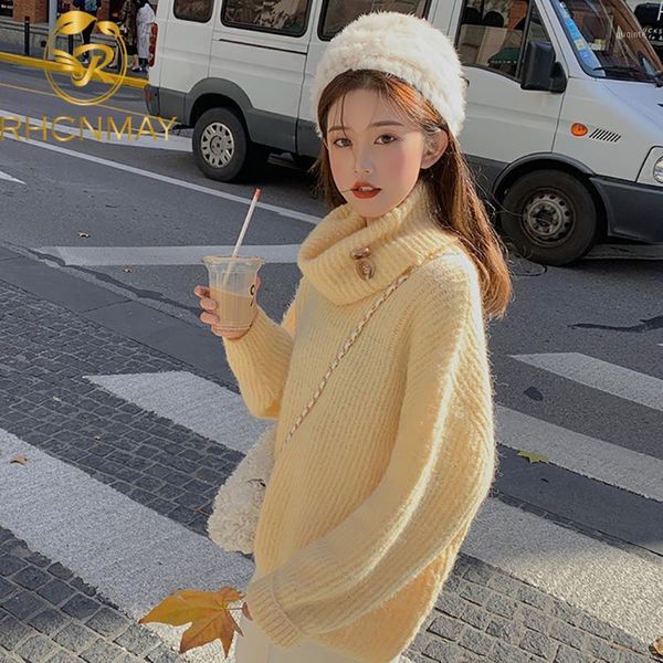 2020 autumn and winter new loose turtleneck sweater women's outer wear thickened base sweater korean pullover pure color1, White;black
2020 autumn and winter new loose turtleneck sweater women's outer wear thickened base sweater korean pullover pure color1, White;black