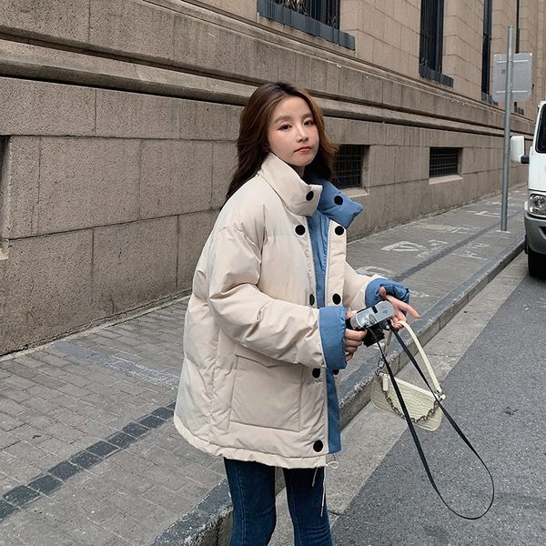 2020 winter new product super fire ins down jacket cotton-padded jacket female korean version loose college style padded jacketx1016, Black;brown
2020 winter new product super fire ins down jacket cotton-padded jacket female korean version loose college style padded jacketx1016, Black;brown